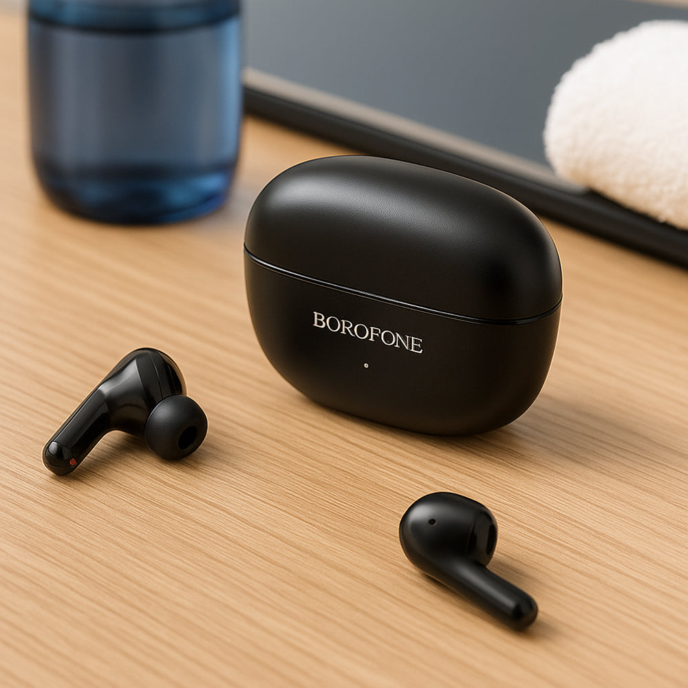 Freisprecheinrichtung Bluetooth Borofone FQ1 Shine, TWS, Schwarz