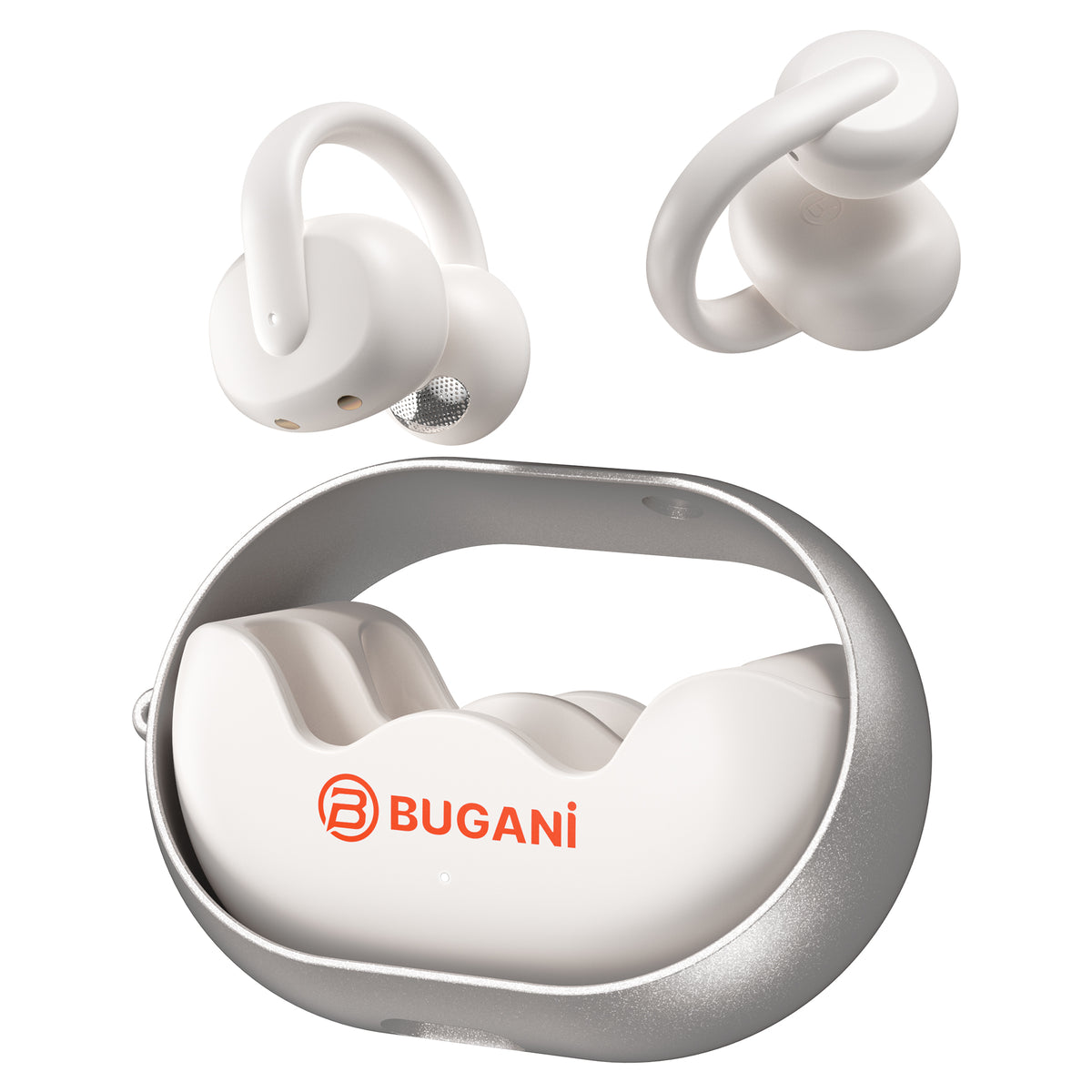 Bluetooth-Freisprecheinrichtung Bugani Clip B21, TWS, Weiß