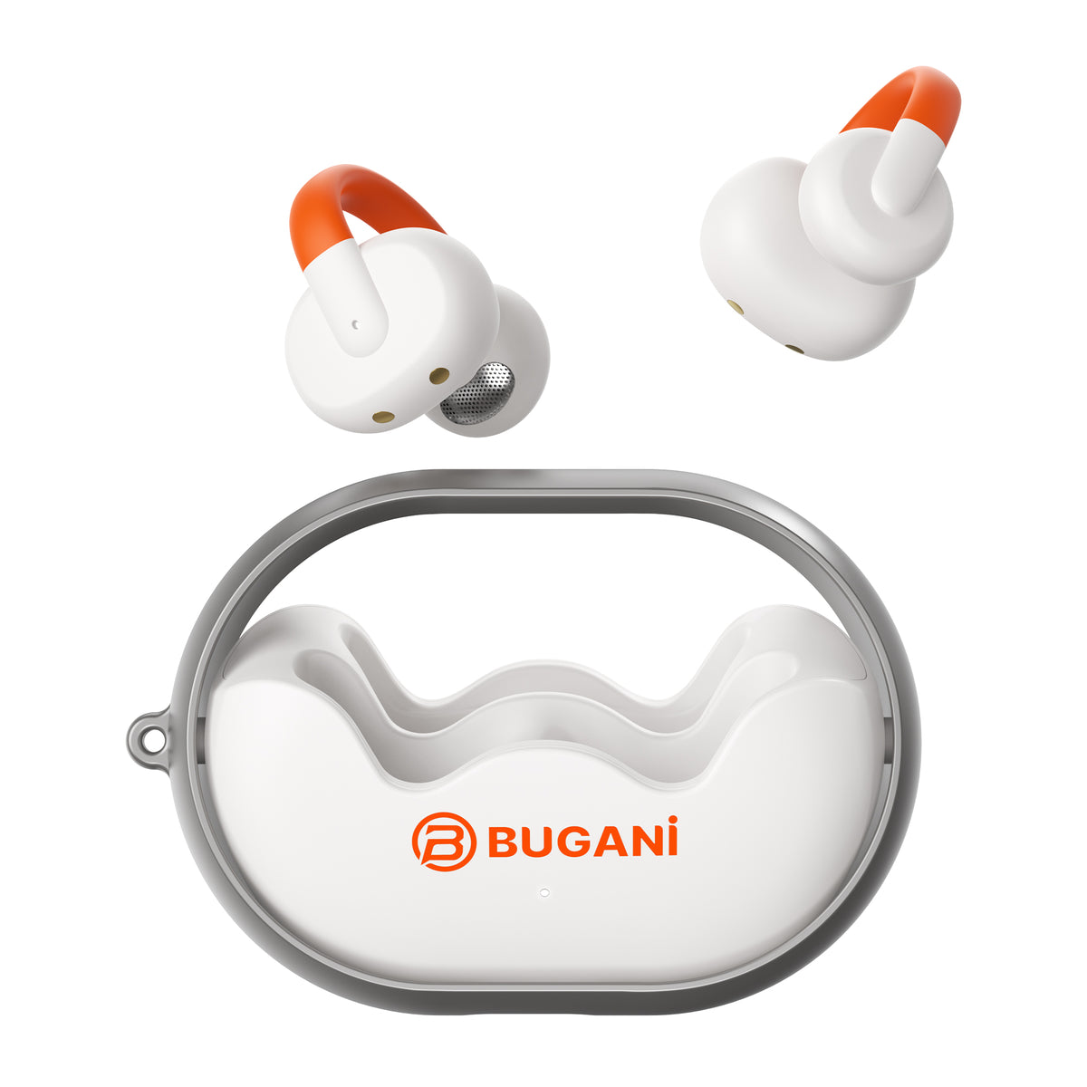 Bluetooth-Freisprecheinrichtung Bugani Clip B21, TWS, Weiß