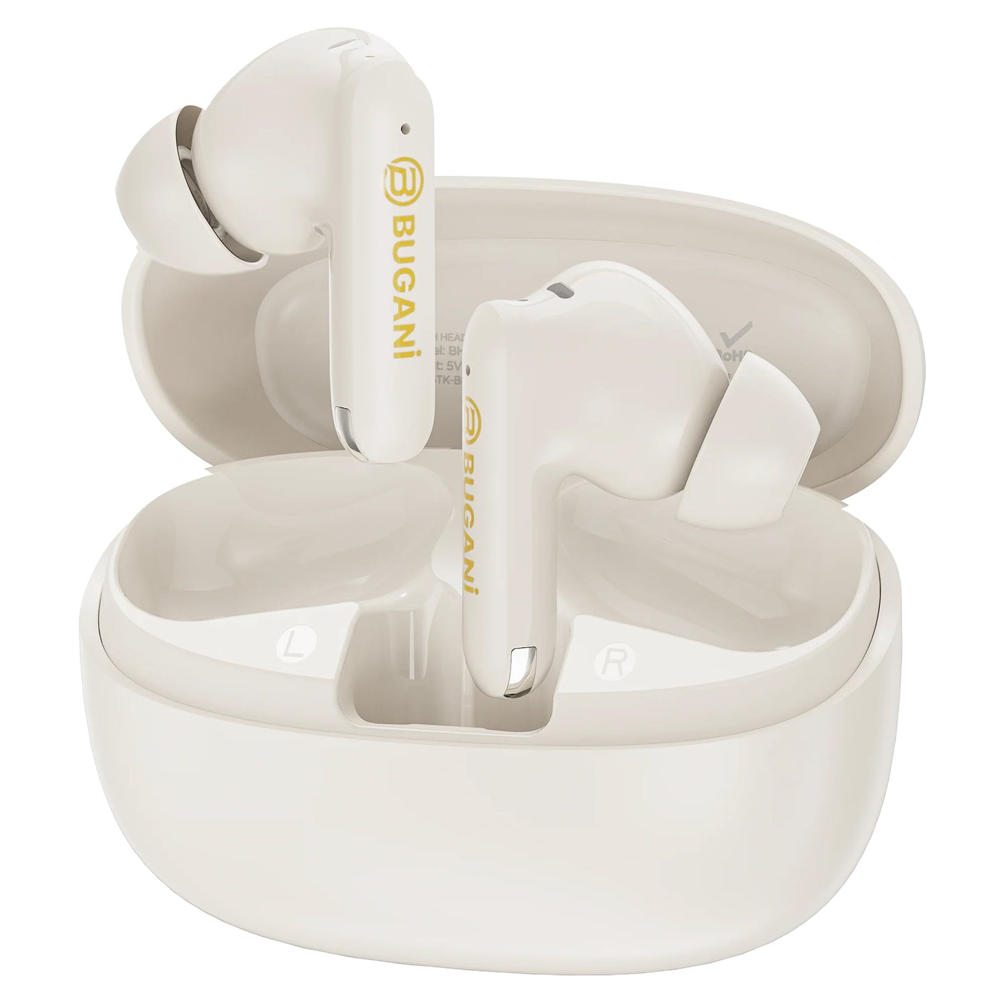 Bluetooth-Headset Bugani Freebuds B20, TWS, ANC, Hellcreme