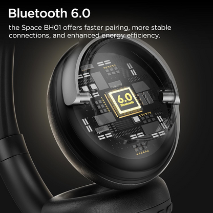 Bluetooth-Freisprecheinrichtung Bugani Space BH01, MultiPoint, A2DP, ANC, Schwarz