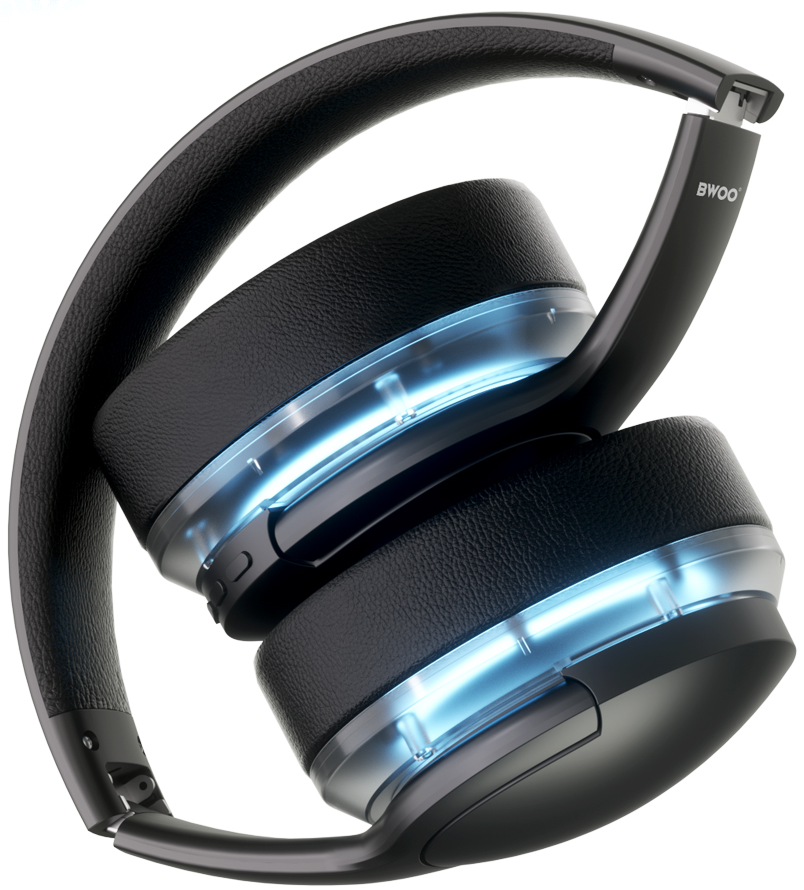 Bluetooth-Freisprecheinrichtung BWOO BO-BW587, A2DP, ANC, Schwarz