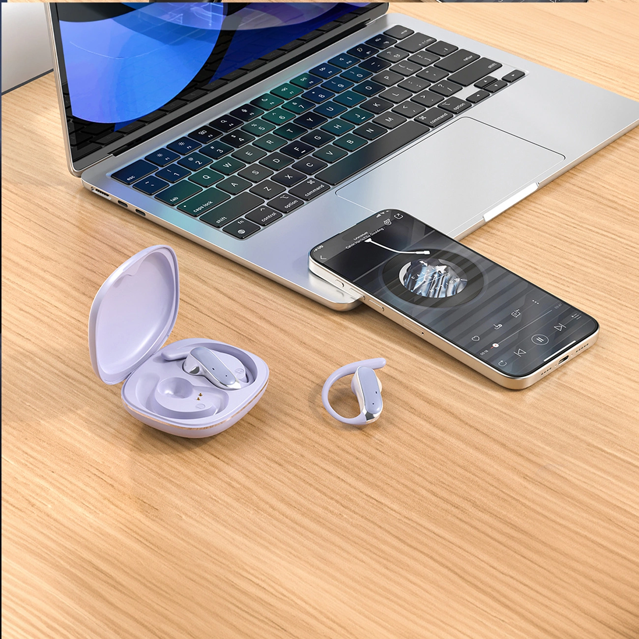 Bluetooth-Headset Dudao U17Z, TWS, Lila