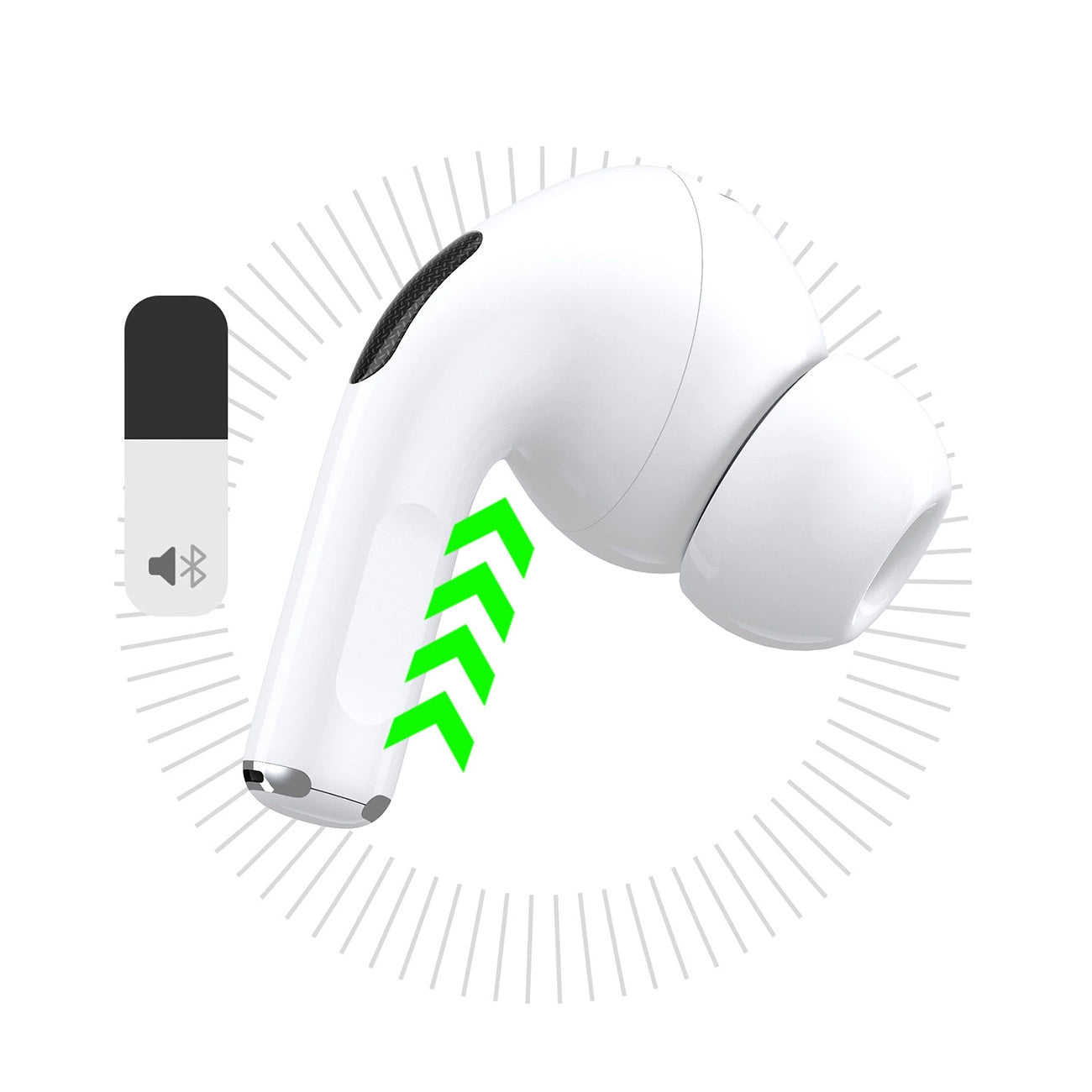 Bluetooth-Freisprecheinrichtung Dudao U19 Display, TWS, Weiß