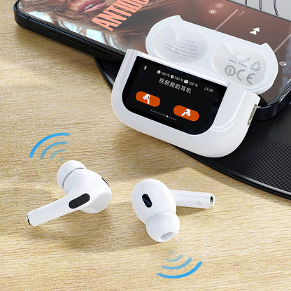 Bluetooth-Freisprecheinrichtung Dudao U19 Display, TWS, Weiß