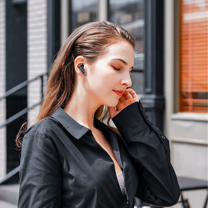 Bluetooth-Freisprecheinrichtung Dudao U8, TWS, Schwarz