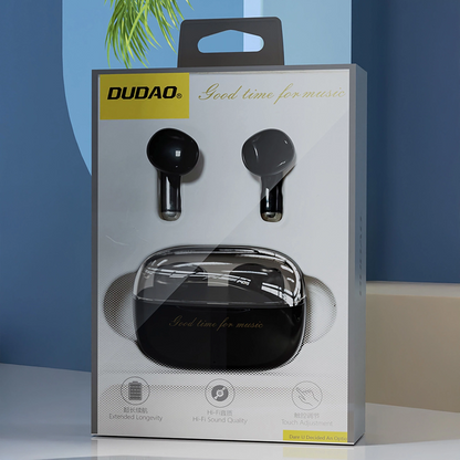 Bluetooth-Freisprecheinrichtung Dudao U8, TWS, Schwarz