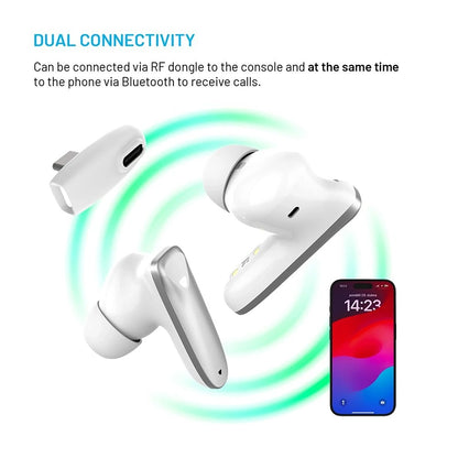 Handsfree Bluetooth Fixed Pods, TWS, Weiß