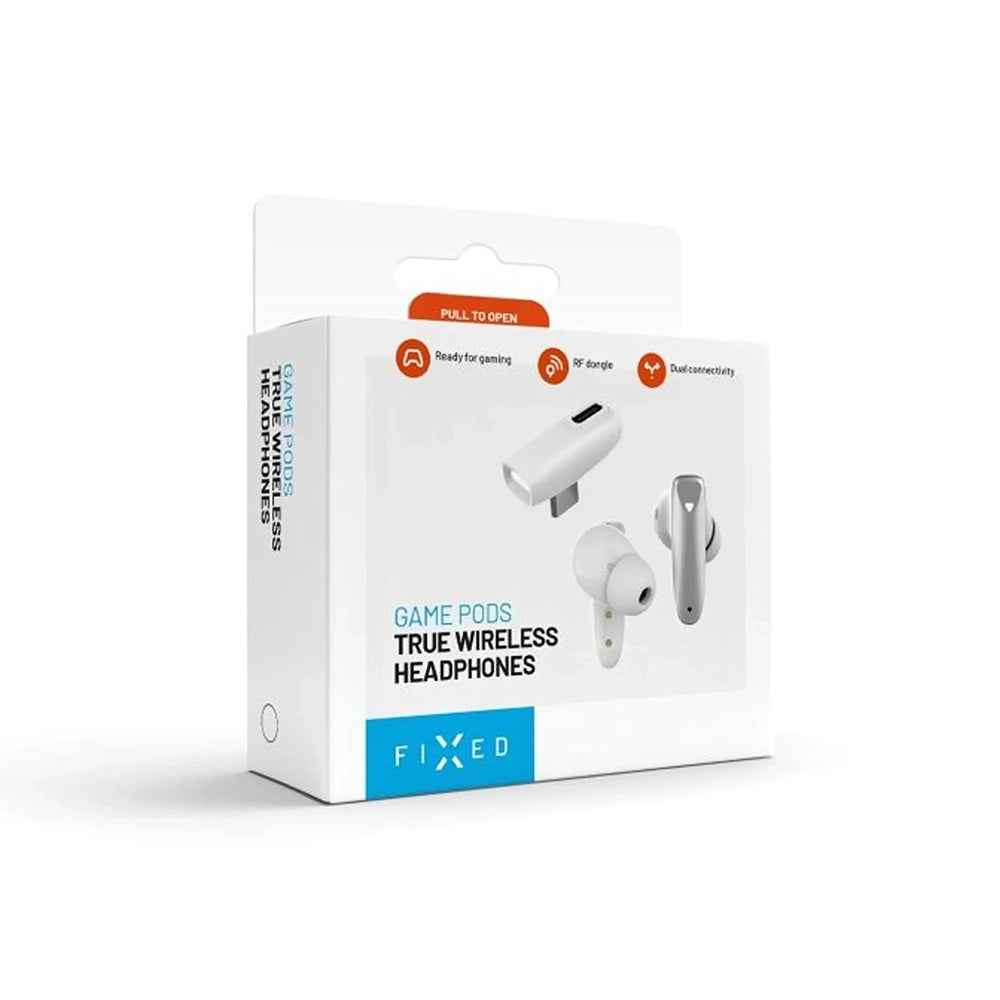Handsfree Bluetooth Fixed Pods, TWS, Weiß