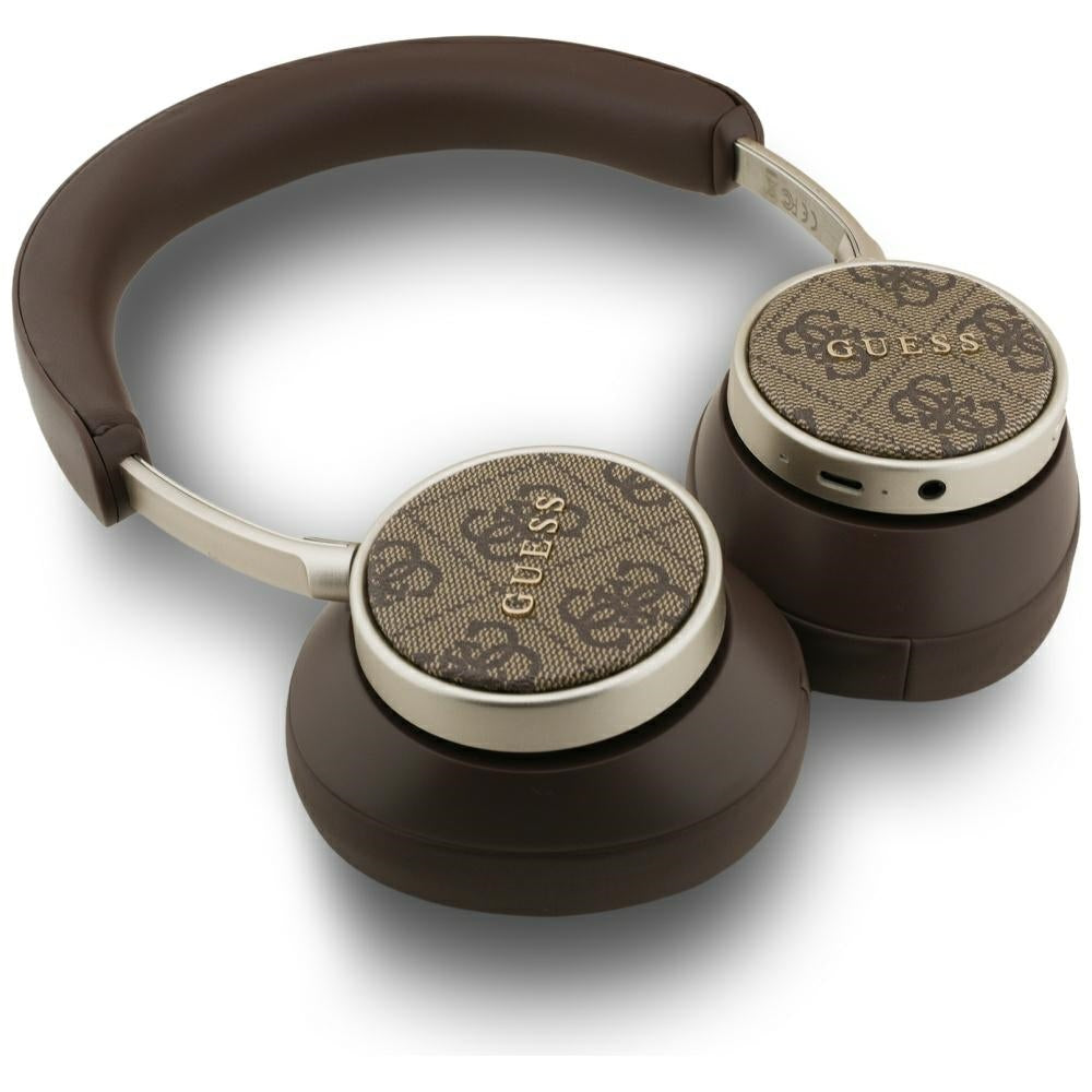Handsfree Bluetooth Guess 4G Classic Logo, A2DP, Braun