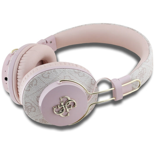 Handsfree Bluetooth Guess 4G Metal Logo, A2DP, Rosa