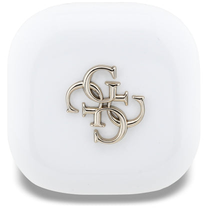 Handsfree Bluetooth Guess 4G Metal Logo, TWS, Weiß