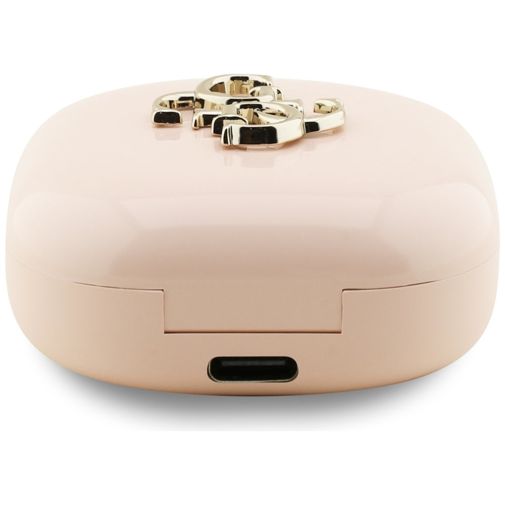 Bluetooth-Freisprecheinrichtung Guess 4G Metal Logo, TWS, Rosa