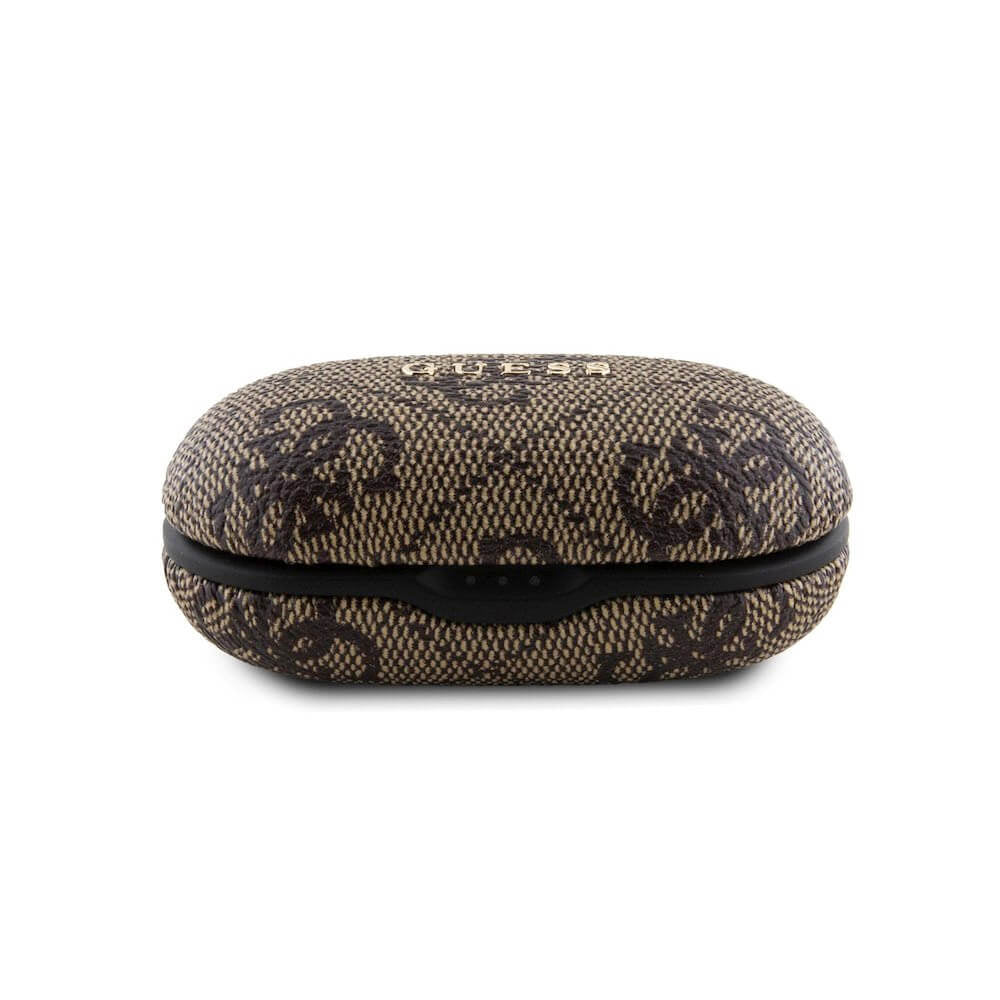Handsfree Bluetooth Guess 4G Metal, TWS, Braun