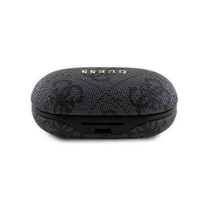 Handsfree Bluetooth Guess 4G Metal, TWS, Schwarz