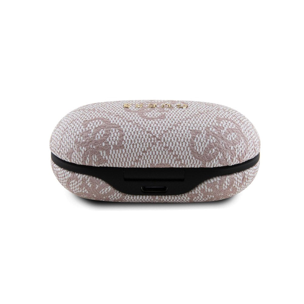 Handsfree Bluetooth Guess 4G Metal, TWS, Rosa