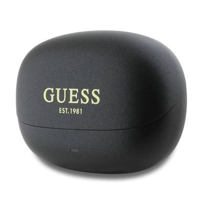 Handsfree Bluetooth Guess Capsule Printed Logo, TWS, ANC, Schwarz