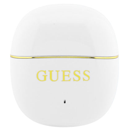Bluetooth-Freisprecheinrichtung Guess Glossy Gold Line Classic, TWS, Weiß
