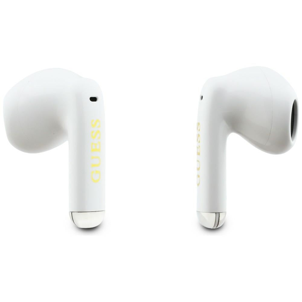 Bluetooth-Freisprecheinrichtung Guess Glossy Gold Line Classic, TWS, Weiß