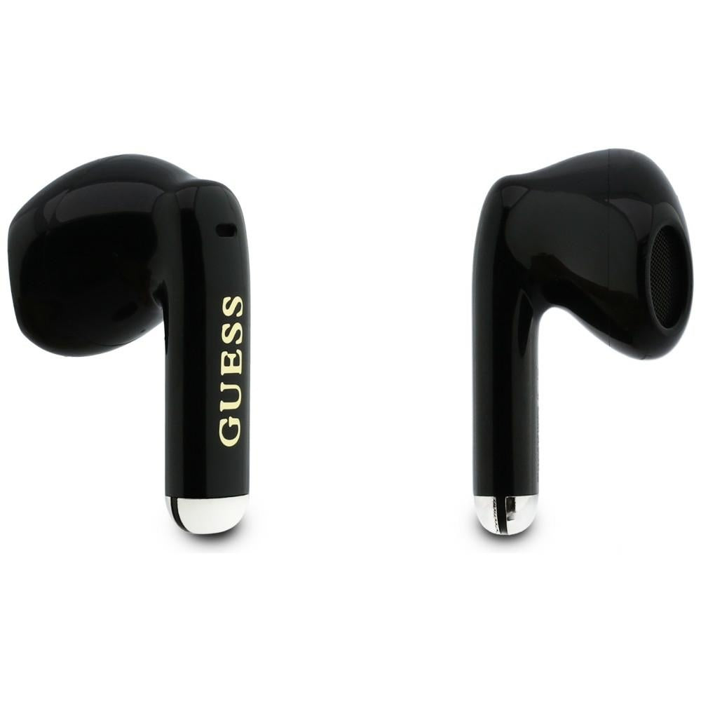 Freisprecheinrichtung Bluetooth Guess Glossy Gold Line Classic, TWS, Schwarz