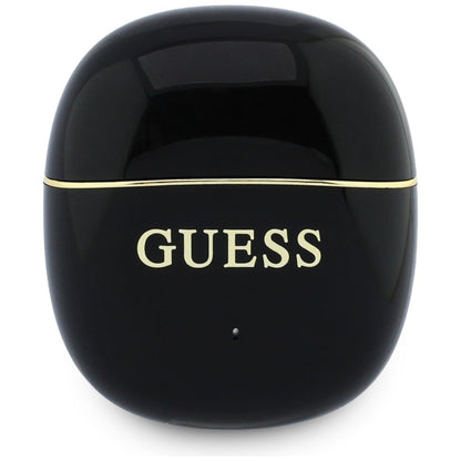 Freisprecheinrichtung Bluetooth Guess Glossy Gold Line Classic, TWS, Schwarz