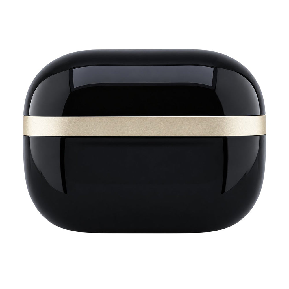 Guess Glossy Gold Line Printed Classic Logo Bluetooth-Headset, TWS, Schwarz