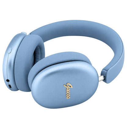 Guess Metal Script Logo Bluetooth-Freisprecheinrichtung, A2DP, Blau