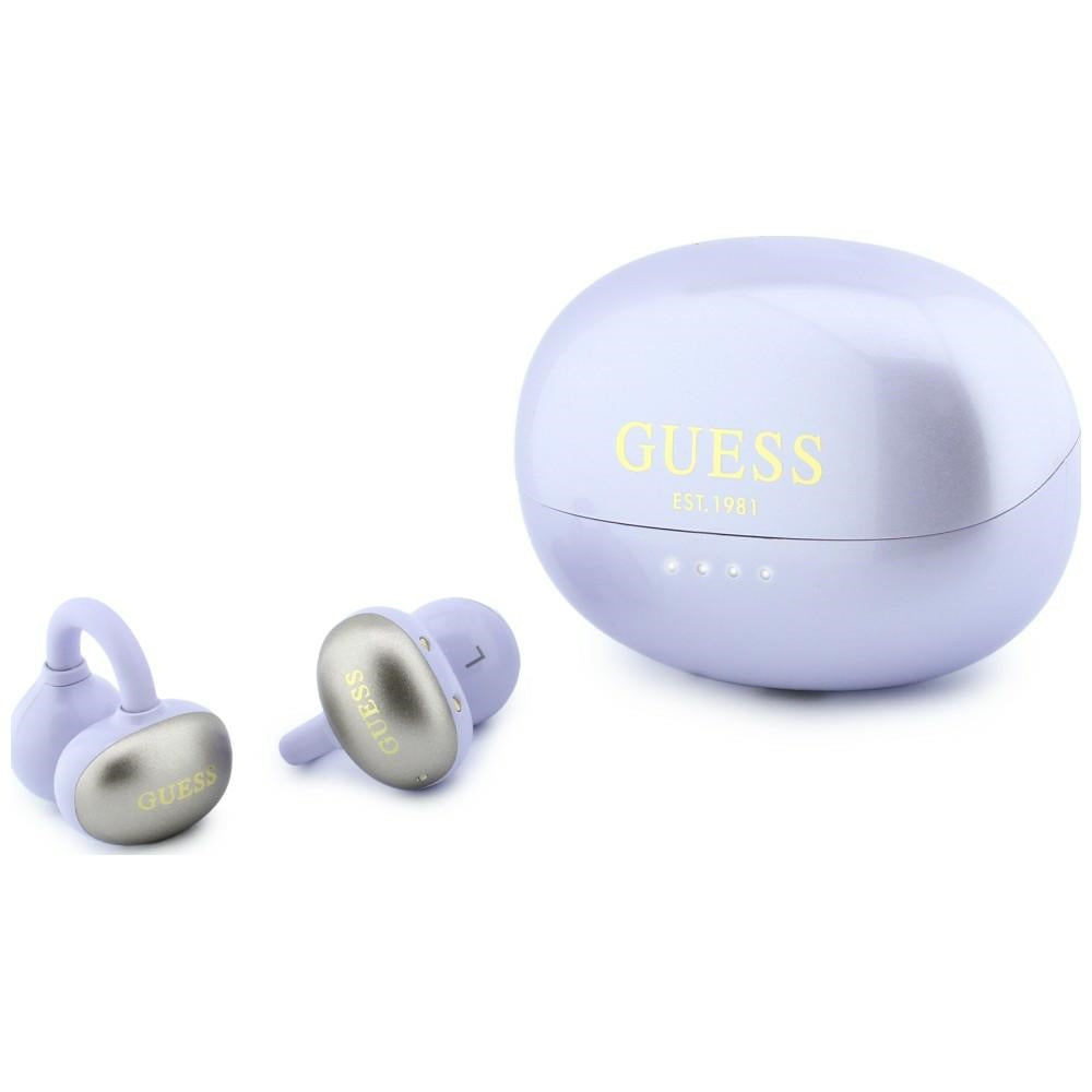 Freisprech-Bluetooth Guess Metallic Finish Elektrobeschichtete Teile Klassisch, TWS, Schwarz