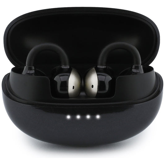 Bluetooth-Freisprecheinrichtung Guess Metallic Finish Elektrobeschichtete Teile Classic, TWS, Schwarz