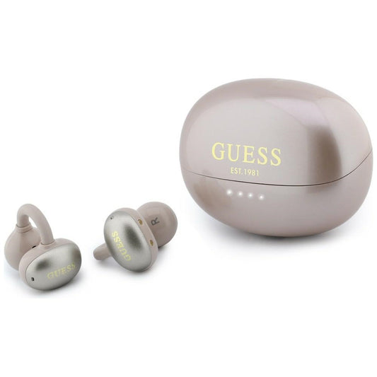 Bluetooth-Freisprecheinrichtung Guess Metallic Finish Elektrobeschichtete Teile Classic, TWS, Rosa