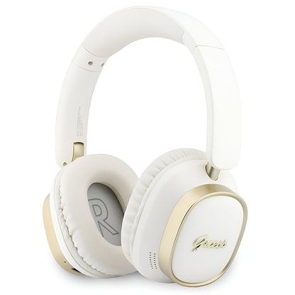 Handsfree Bluetooth Guess Rectangle Metal Script, A2DP, White