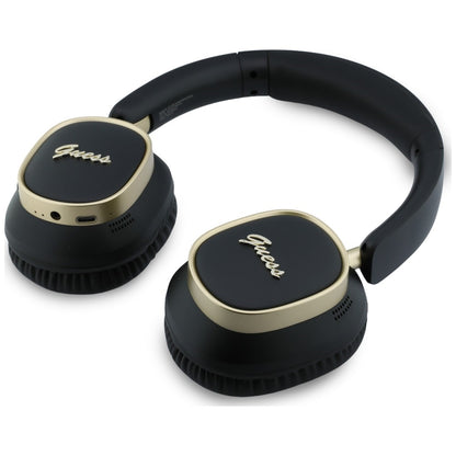 Handsfree Bluetooth Guess Rectangle Metal Script, A2DP, Black