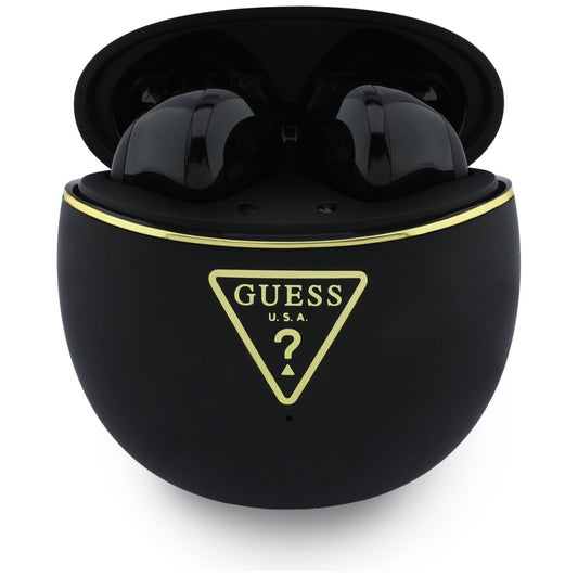 Handsfree Bluetooth Guess Script Print, TWS, Schwarz