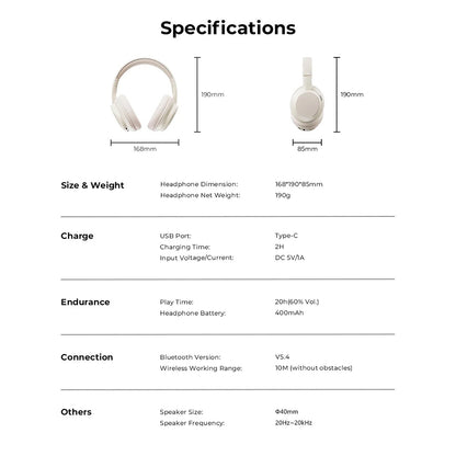 Handsfree Bluetooth HAVIT H619BT, A2DP, Weiß