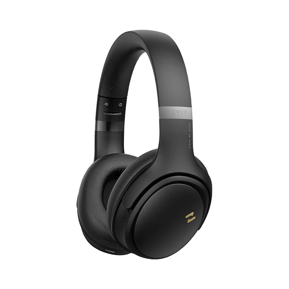 Handsfree Bluetooth HAVIT H630BT Pro, A2DP, ANC, Schwarz