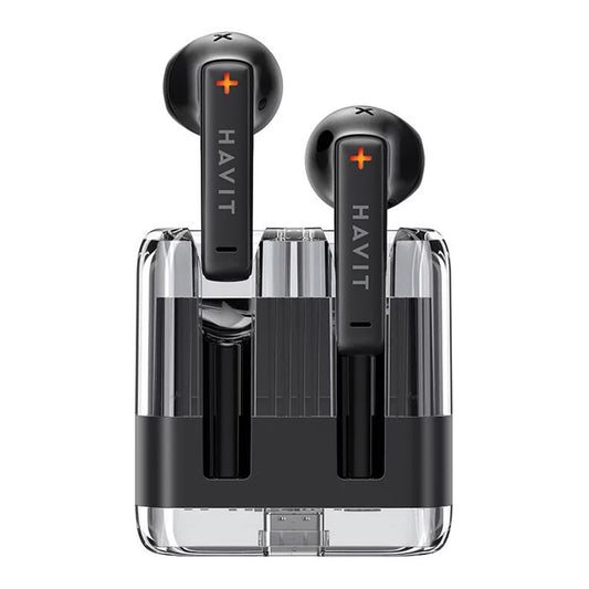 Handsfree Bluetooth HAVIT TW981, TWS, Schwarz