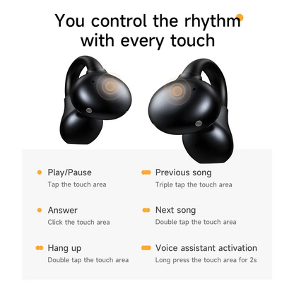 HOCO EA8 Bluetooth Handsfree, TWS, Black