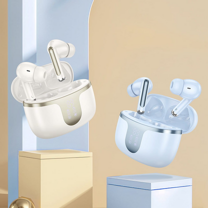 Handsfree Bluetooth HOCO EQ10, TWS, Weiß