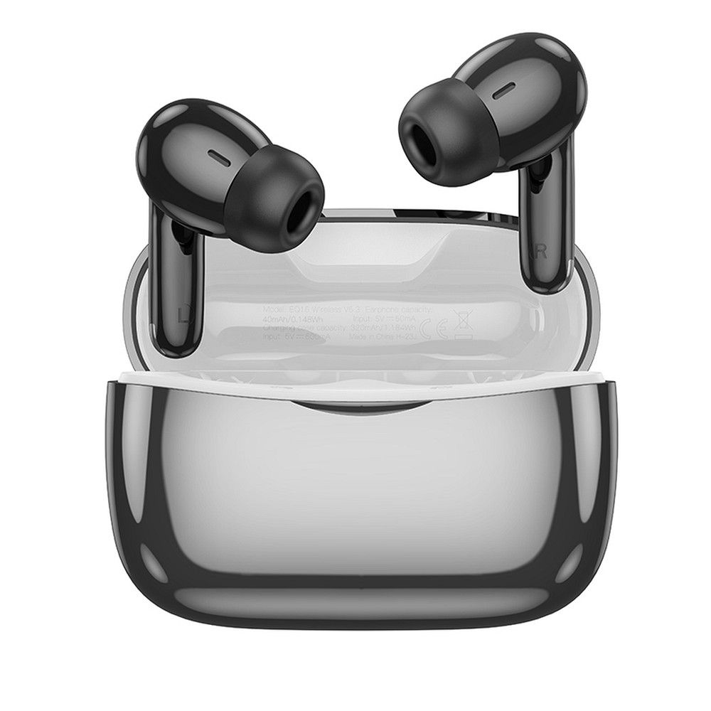 Handsfree Bluetooth HOCO EQ16, TWS, ANC, Schwarz