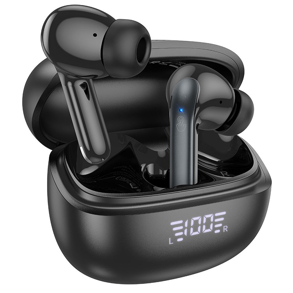 Bluetooth-Freisprecheinrichtung Bluetooth HOCO EQ5, TWS, ANC, Schwarz 
