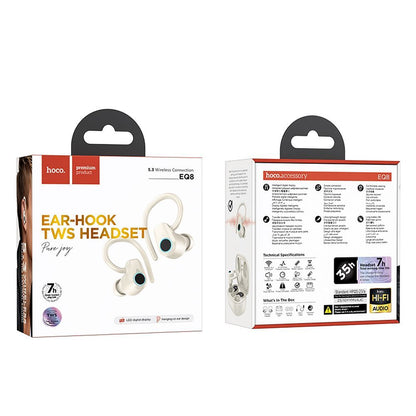 Freisprecheinrichtung Bluetooth HOCO EQ8, TWS, Weiß