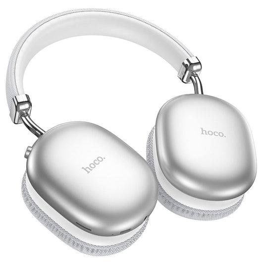 HOCO W35 Max Bluetooth Over-Ear Kopfhörer | Silber | 90h Akku | AUX & TF