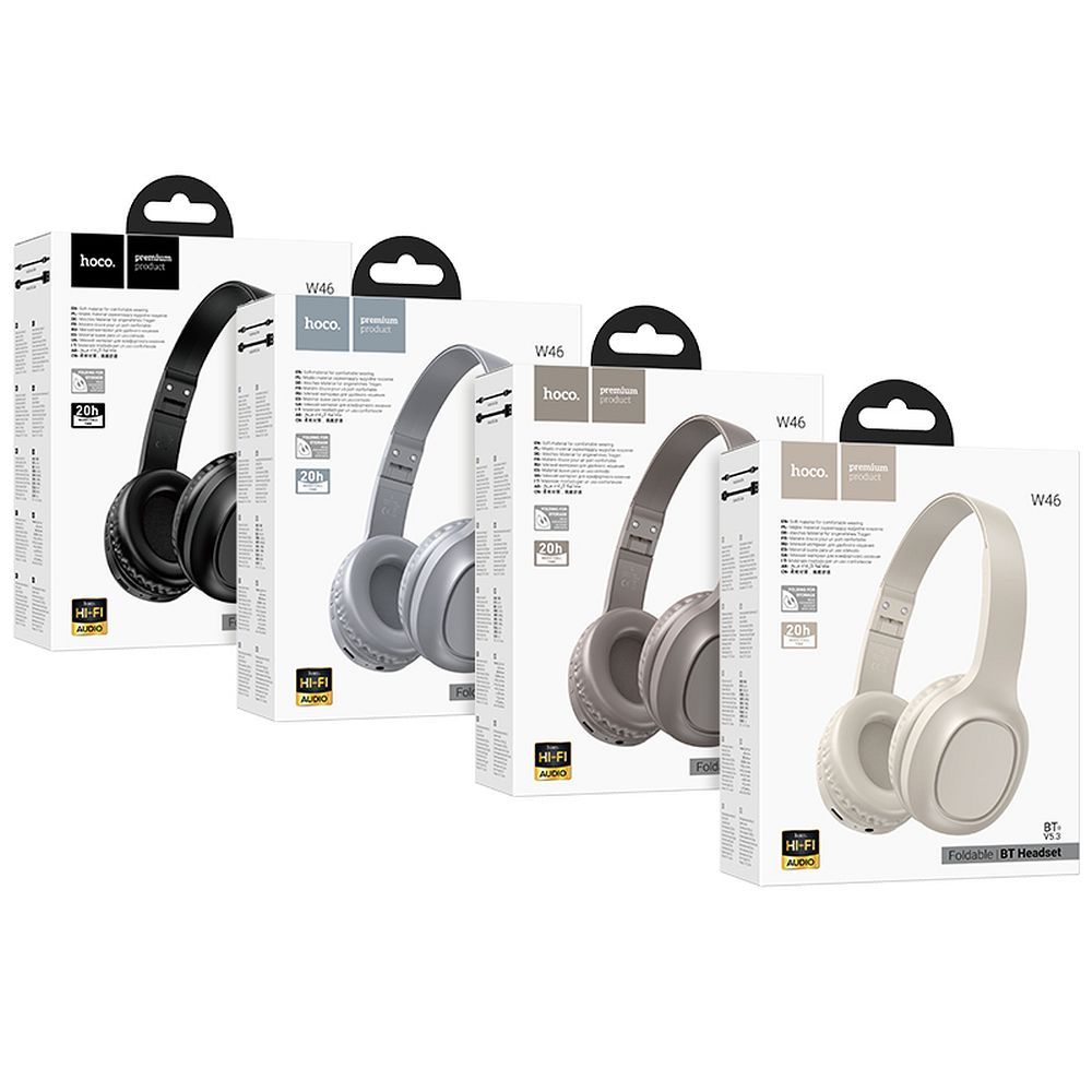 Handsfree Bluetooth HOCO W46, A2DP, Weiß