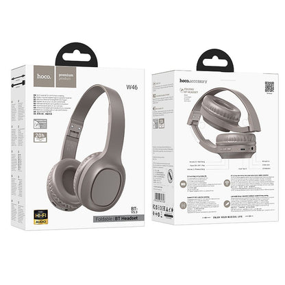 Bluetooth-Freisprecheinrichtung HOCO W46, A2DP, Braun