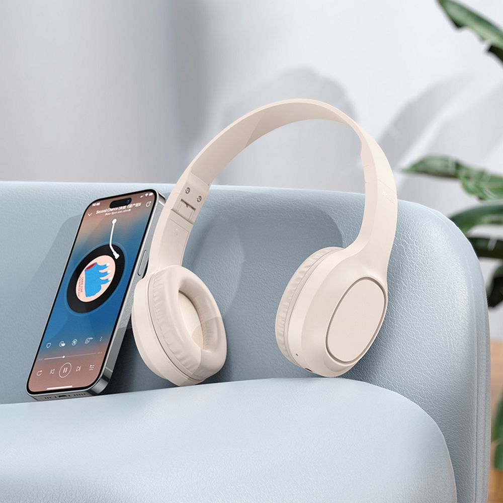 Handsfree Bluetooth HOCO W46, A2DP, Weiß