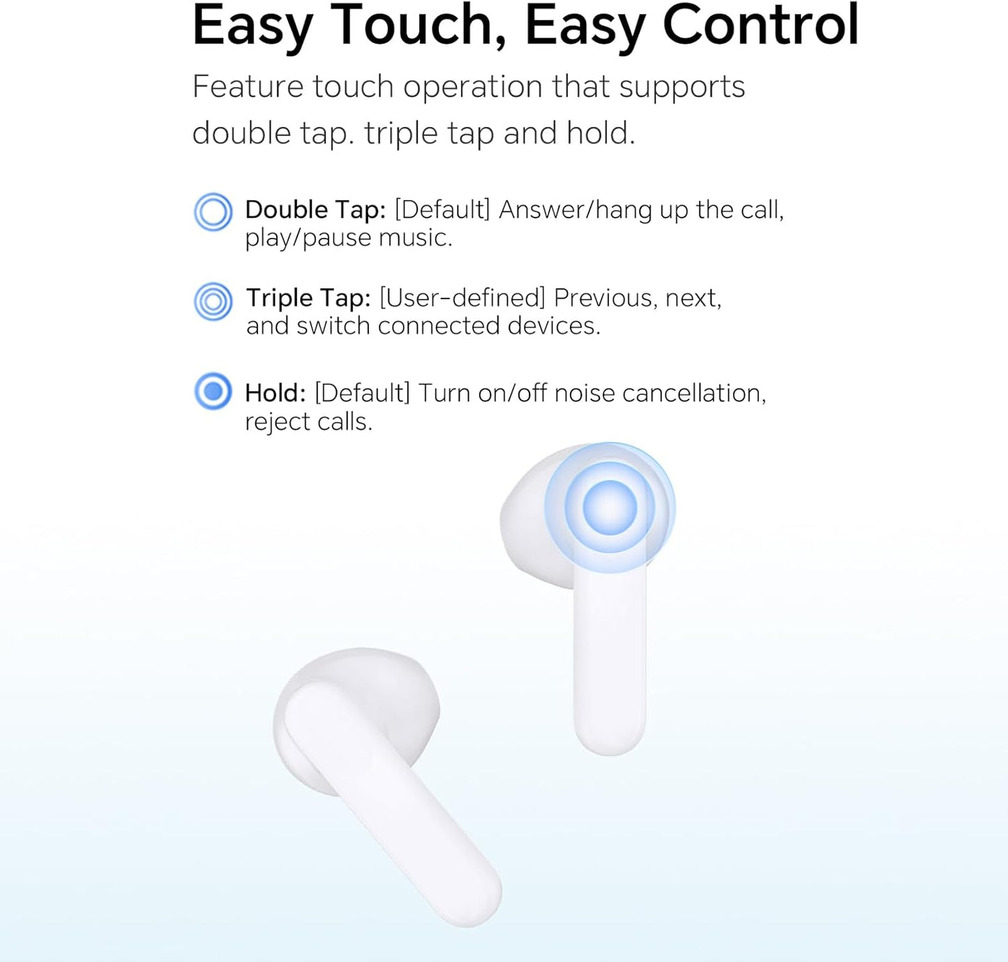 Bluetooth-Freisprecheinrichtung Honor Choice X7e, TWS, ANC, Weiß 5504ABHF
