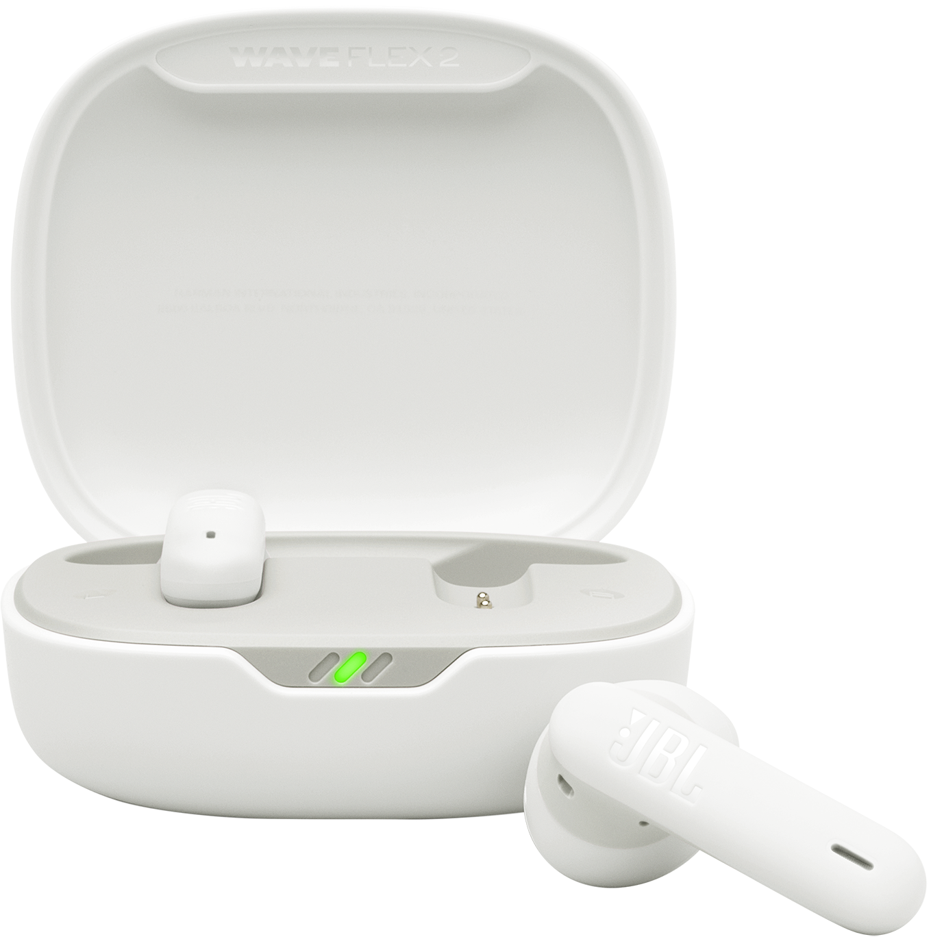 Handsfree Bluetooth JBL Wave Flex 2, TWS, ANC, MultiPoint, White JBLWFLEX2WHT