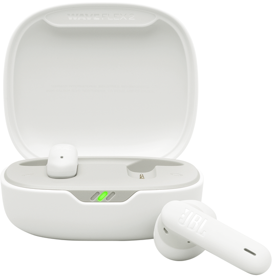 Handsfree Bluetooth JBL Wave Flex 2, TWS, ANC, MultiPoint, Weiß JBLWFLEX2WHT