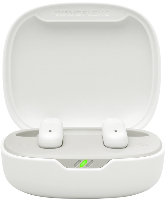 Handsfree Bluetooth JBL Wave Flex 2, TWS, ANC, MultiPoint, Weiß JBLWFLEX2WHT