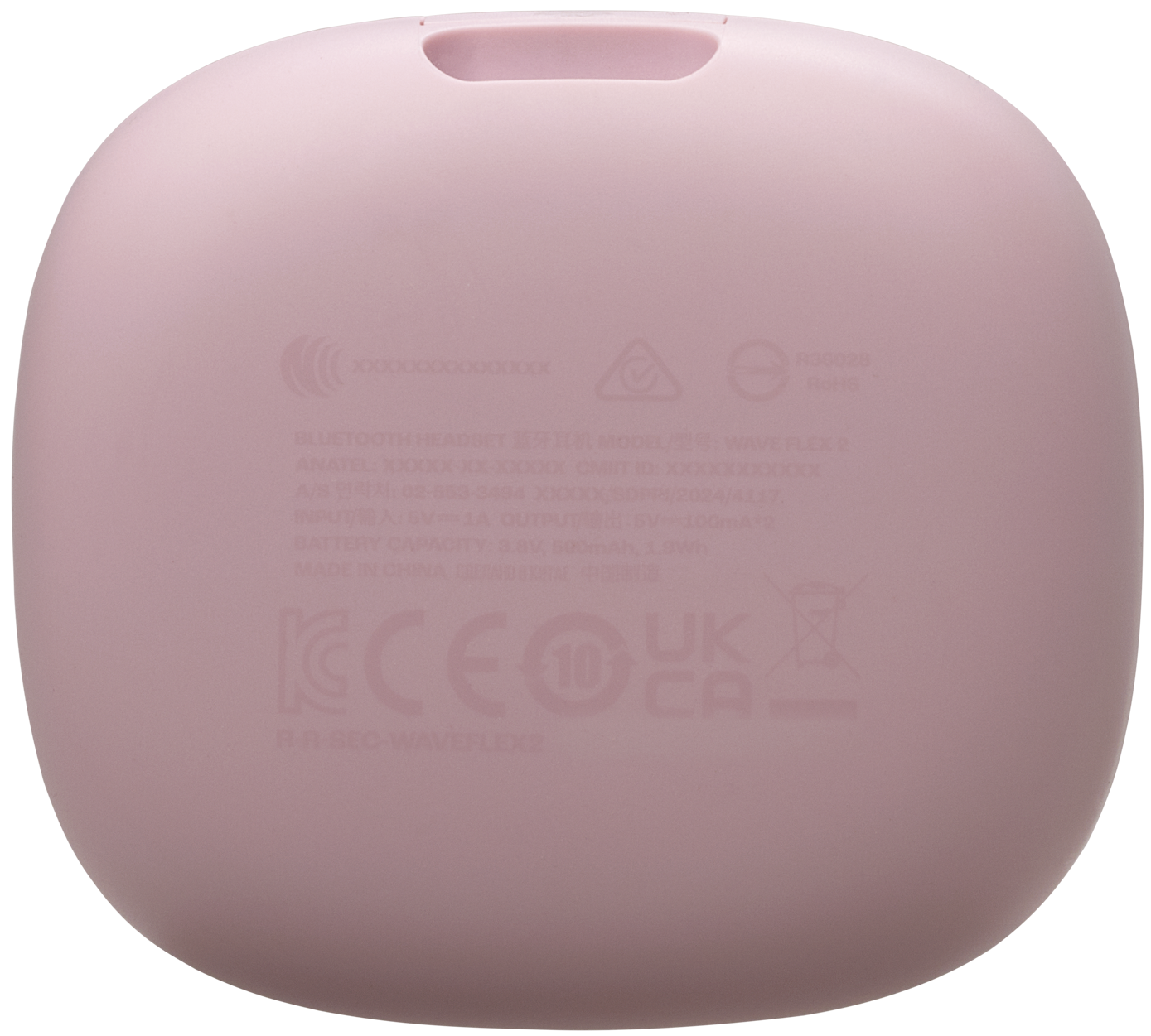 Handsfree Bluetooth JBL Wave Flex 2, TWS, ANC, MultiPoint, Rosa JBLWFLEX2PIK